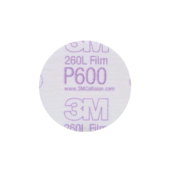 3M 3M Hookit Finishing Film Disc, 00911, 3 in, P600, 50 dscs pr bx, 4 bxs pr cs, 50PK 7000120387 - main